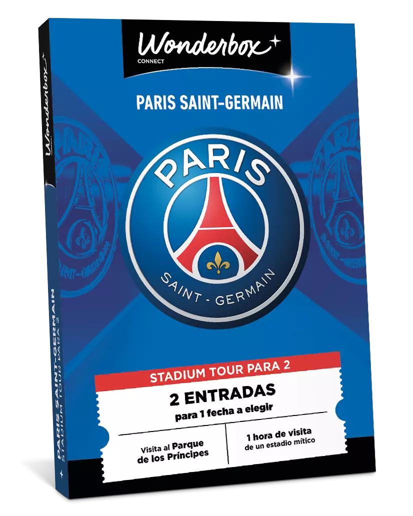 Cofre Regalo PSG - Stadium Tour en Duo | Wonderbox Connect