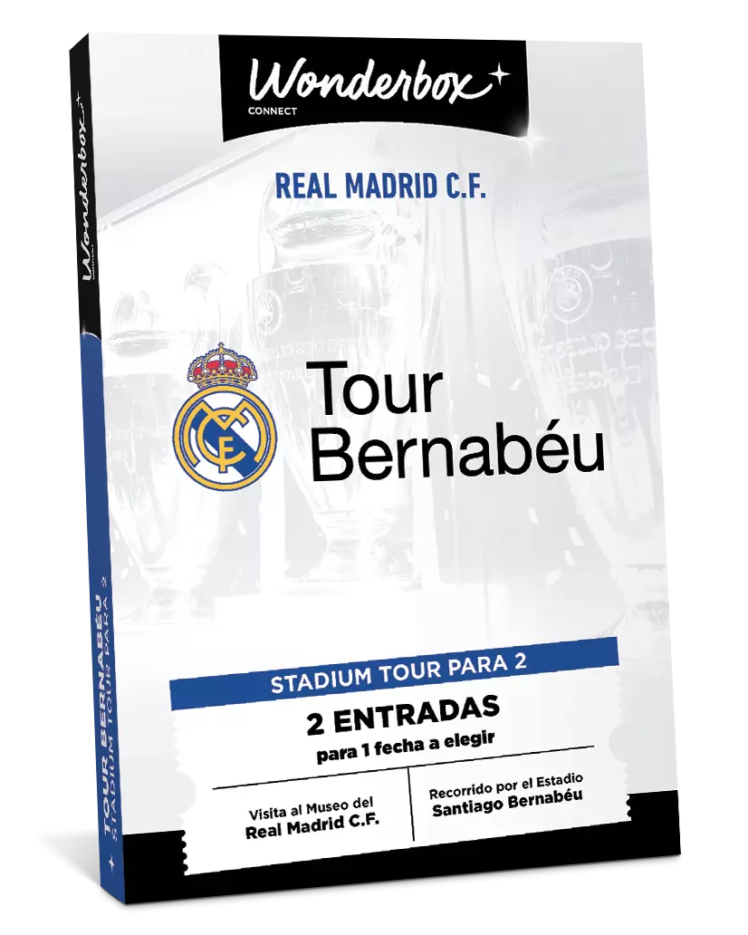 Cofre Regalo Real Madrid - Tour Bernabéu en Duo | Wonderbox ...