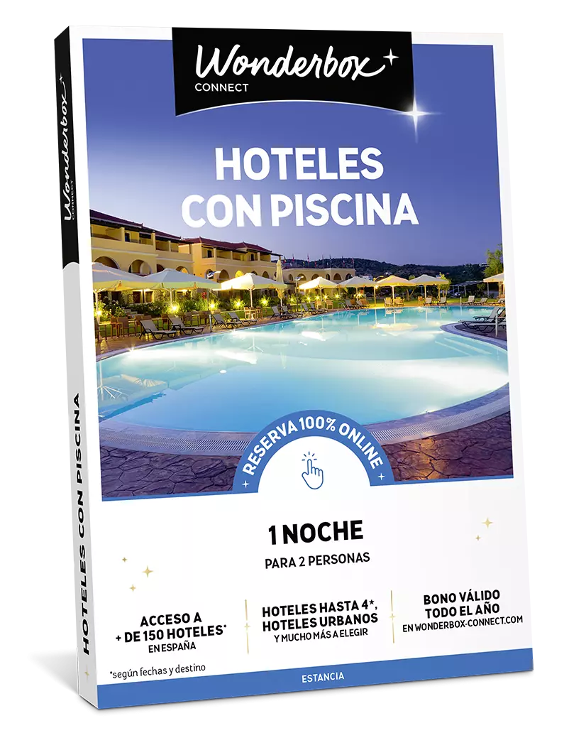 Cofre Regalo Estancia Hoteles Con Piscina Noche Para
