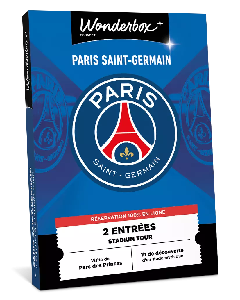 Coffret Cadeau PSG - Stadium Tour en Duo | Wonderbox Connect