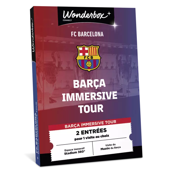 Coffret Cadeau FC Barcelone - 2 Places Pour Un Match Au Camp Nou - Expérience Foot Inoubliable