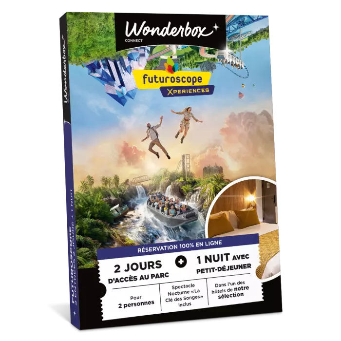 Coffret Cadeau - SMARTBOX - Séjour de 2 jours au Futuroscope en 2024