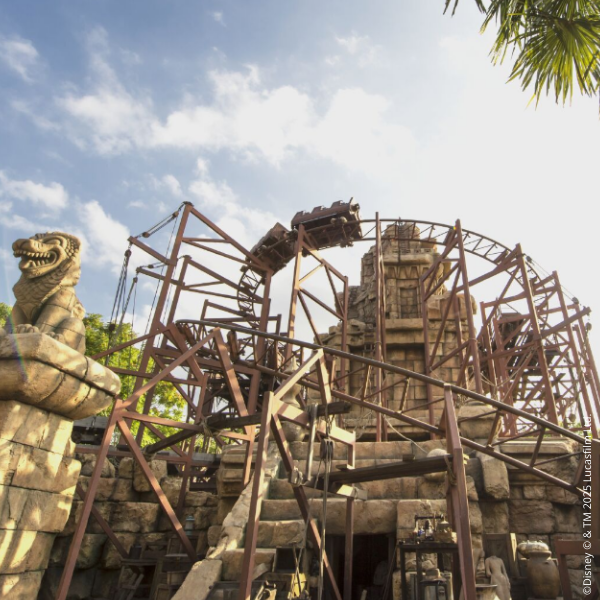 Attraction au Disneyland Paris.
