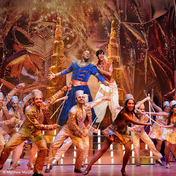 A scene from the Aladdin show.
