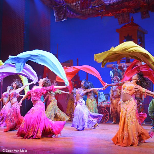 A scene from the Aladdin Broadway show.