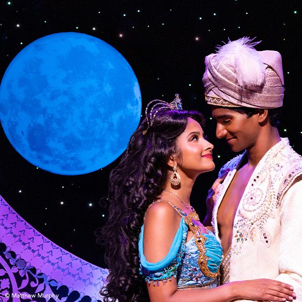 A scene from the Aladdin Broadway show.