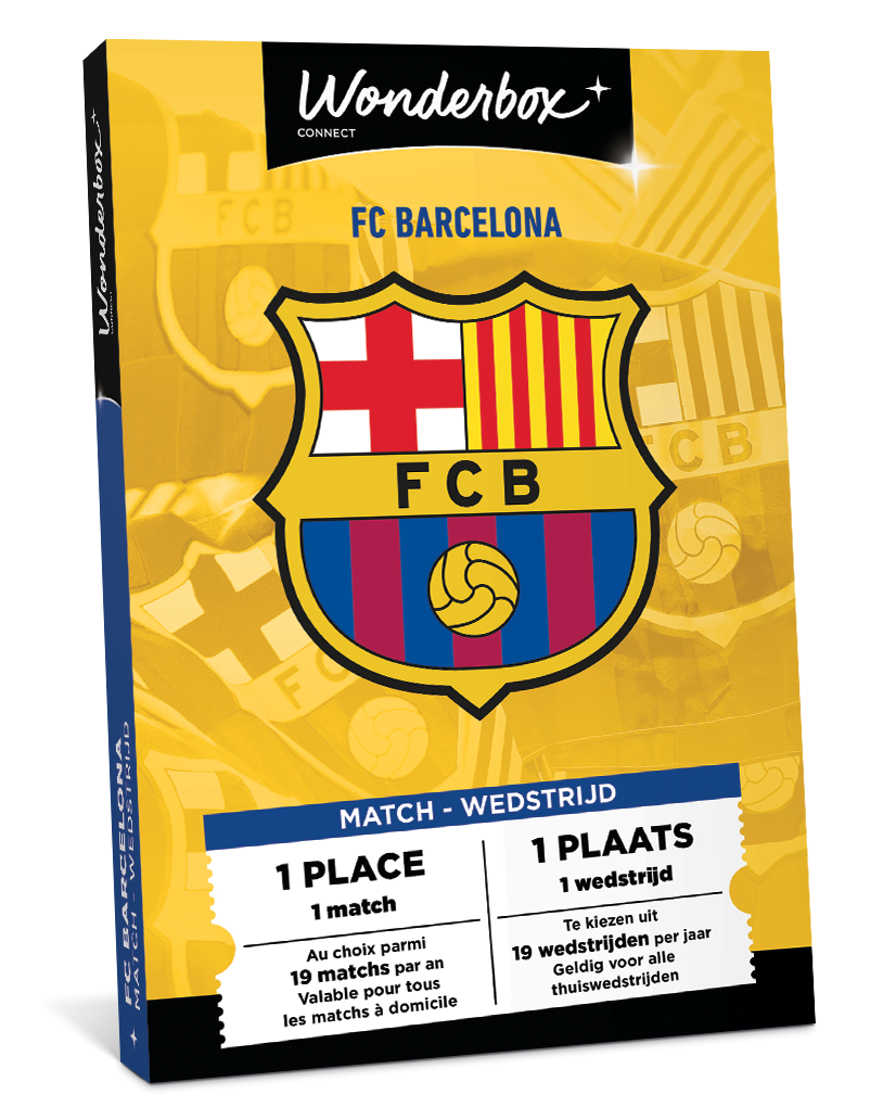 Coffret Cadeau FC Barcelone - Un match solo | Wonderbox Connect