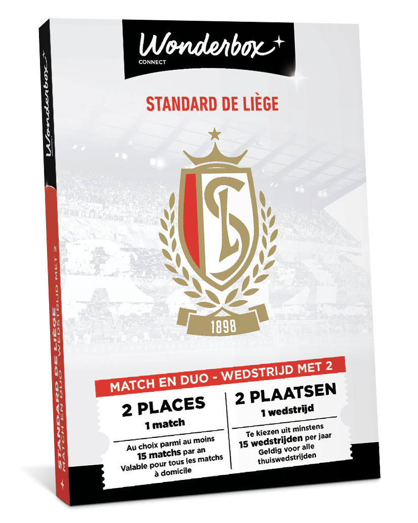 Coffret Cadeau Standard de Liège - Match en Duo | Wonderbox Connect