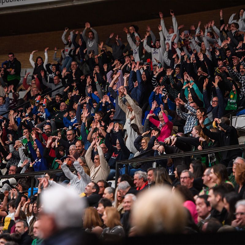 Aficionados del Club Joventut Badalona.
