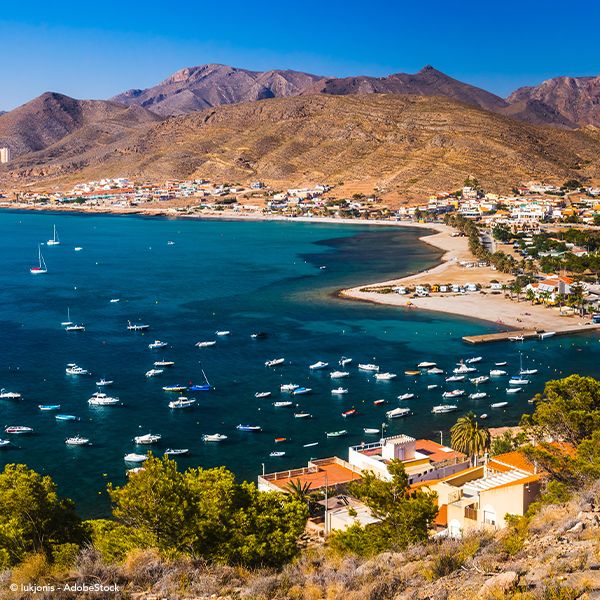 Vista de una playa.