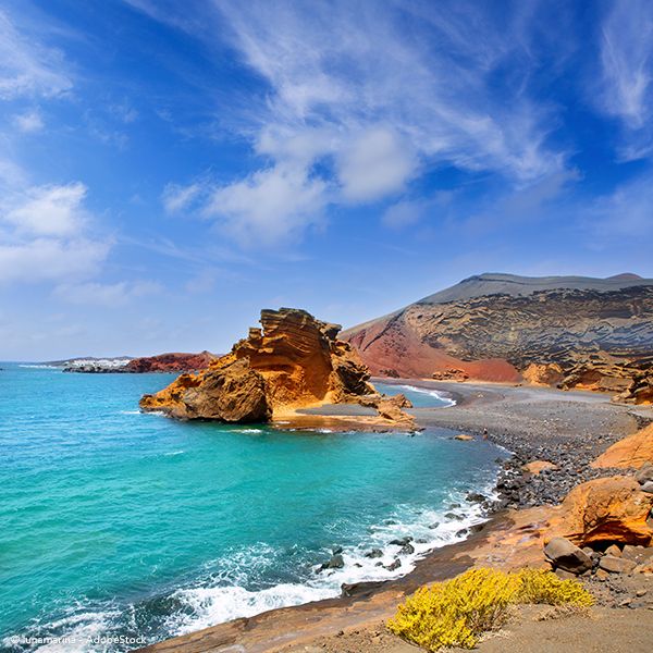 Una playa.
