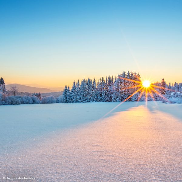 Una montaña de nieve.