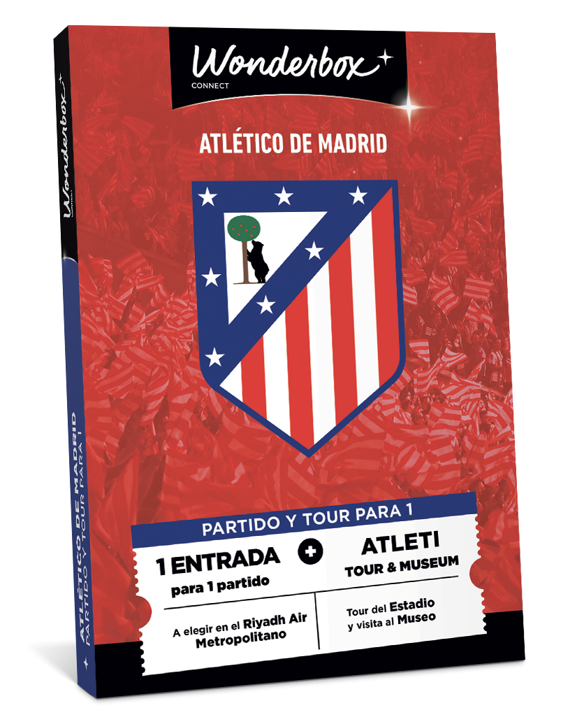 Cofre Regalo Atlético de Madrid - 1 Partido Solo | Wonderbox Connect