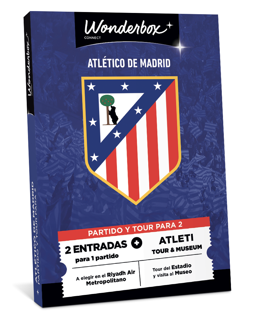Cofre Regalo Atlético de Madrid - Partido en Duo | Wonderbox Connect