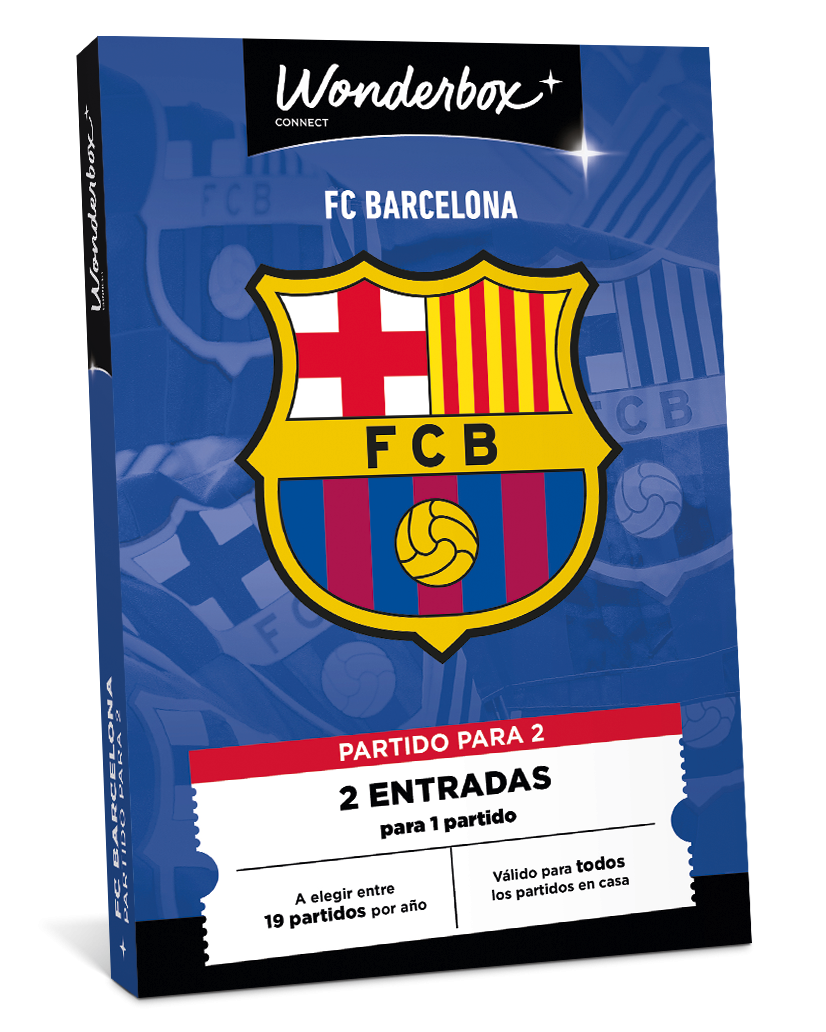 Cofre Regalo FC Barcelona - 1 Partido en Duo | Wonderbox Connect