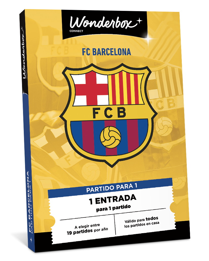Cofre Regalo FC Barcelona - 1 Partido Solo | Wonderbox Connect