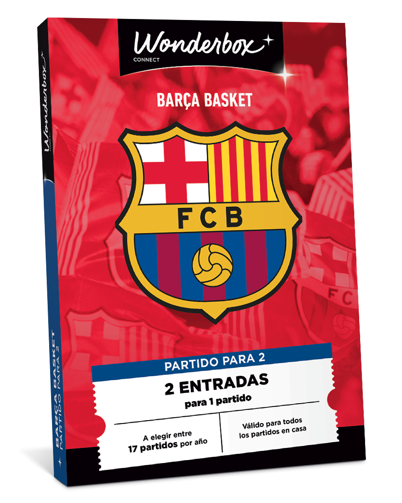 Cofre Regalo Barça Basket - 1 Partido en Duo | Wonderbox Connect