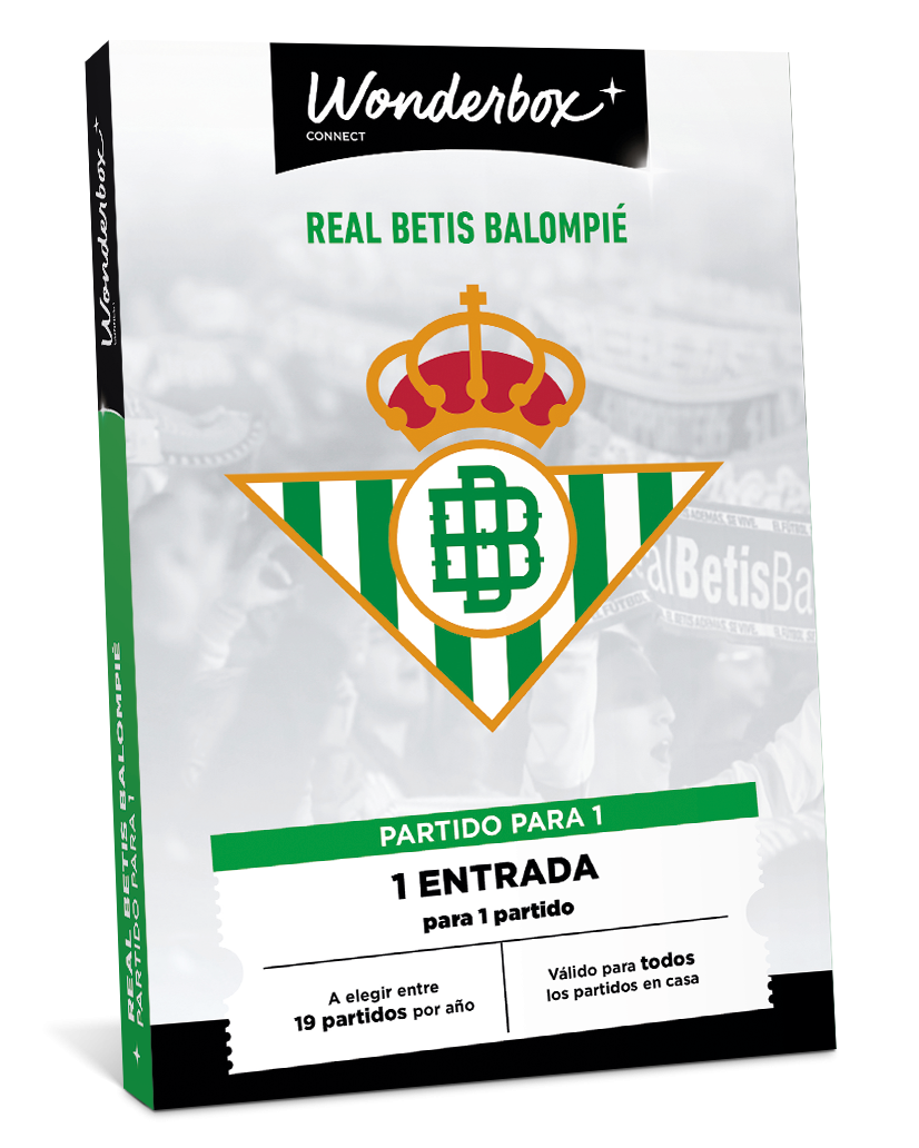 Cofre Regalo Real Betis - 1 Partido Solo | Wonderbox Connect