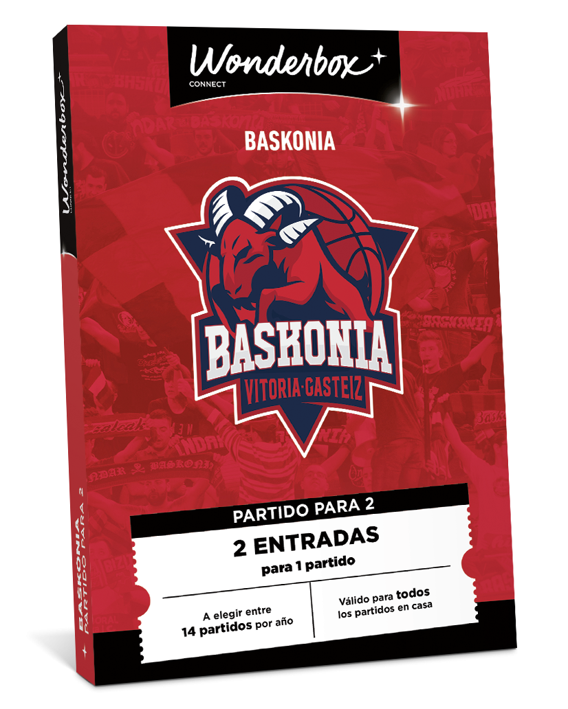 Cofre Regalo Baskonia Basket - 1 Partido en Duo | Wonderbox Connect
