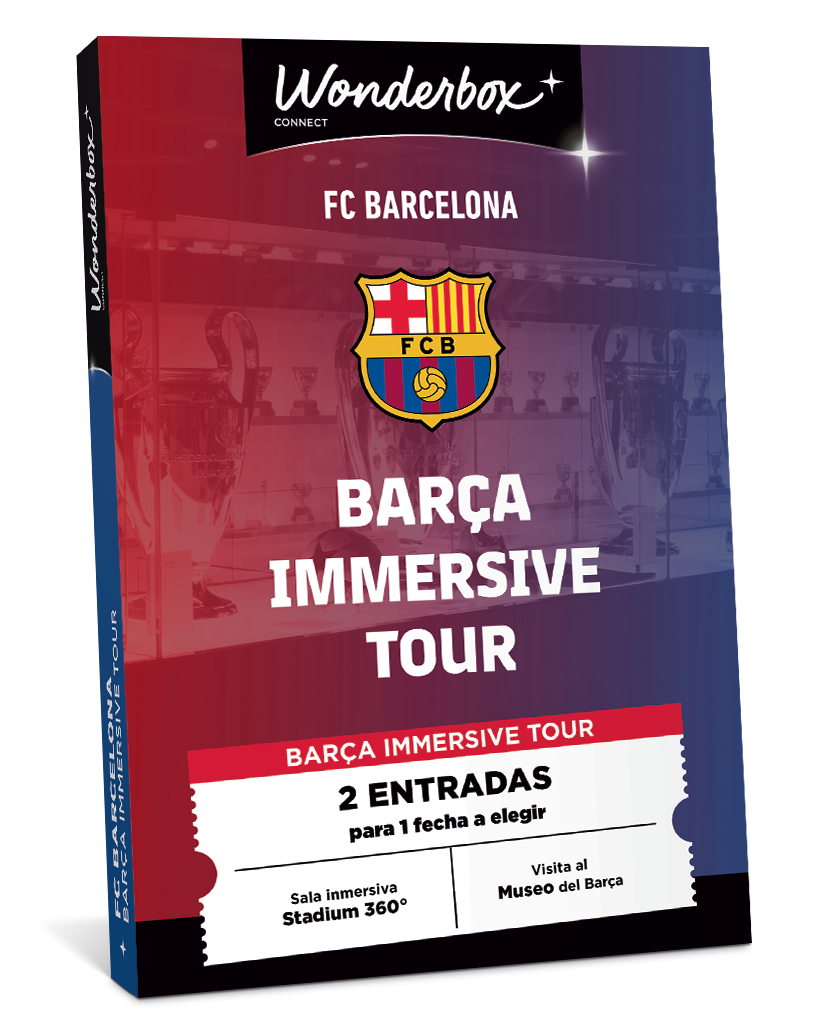 Cofre Regalo FC Barcelona - Immersive Tour en Duo  | Wonderbox Connect