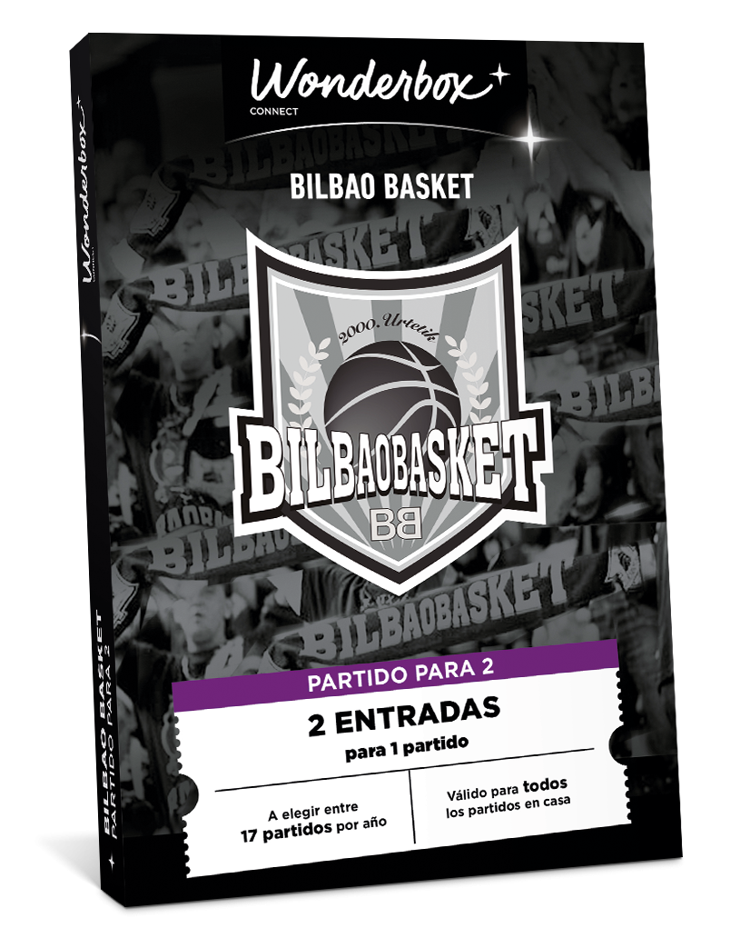 Cofre Regalo Bilbao Basket - 1 Partido en Duo | Wonderbox Connect