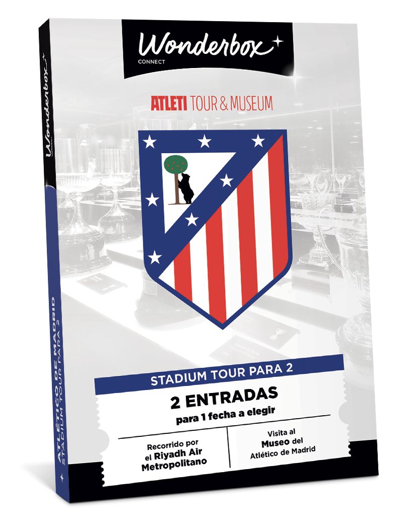 Cofre Regalo Atlético de Madrid - Museo y Tour en Duo | Wonderbox Connect