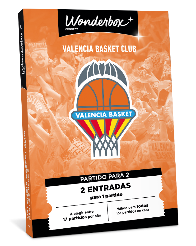 Cofre Regalo Valencia Basket  - 1 Partido en Duo | Wonderbox Connect