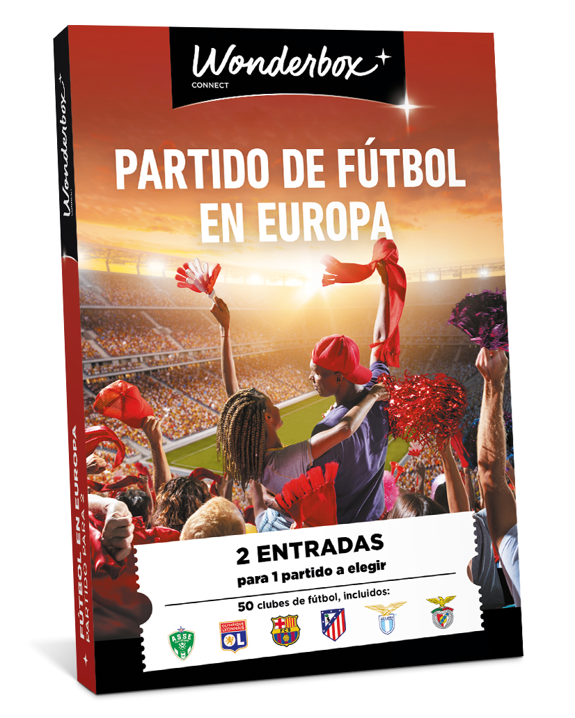 Cofre Regalo Fútbol Europeo - 1 Partido en Duo | Wonderbox Connect