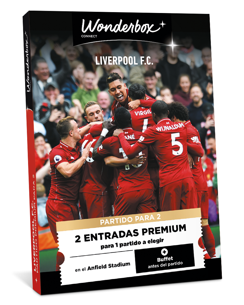 Cofre Regalo Liverpool FC  - 1 Partido Premium en Duo | Wonderbox Connect