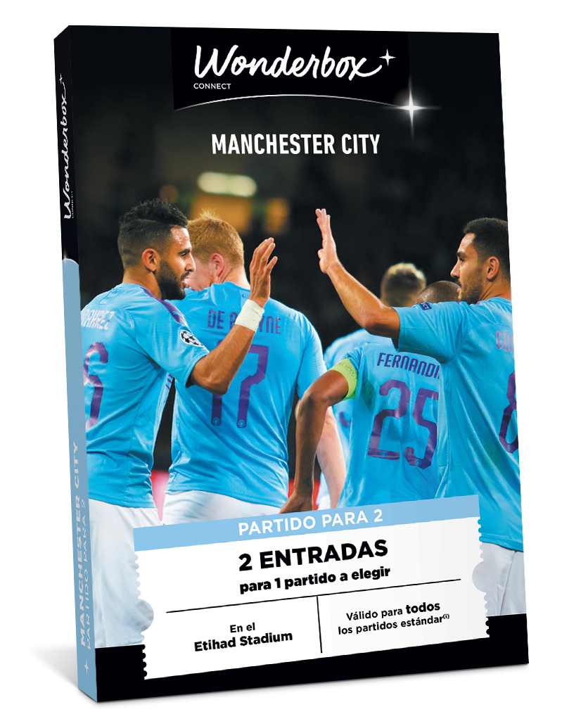 Cofre Regalo Manchester City - 1 Partido en Duo | Wonderbox Connect