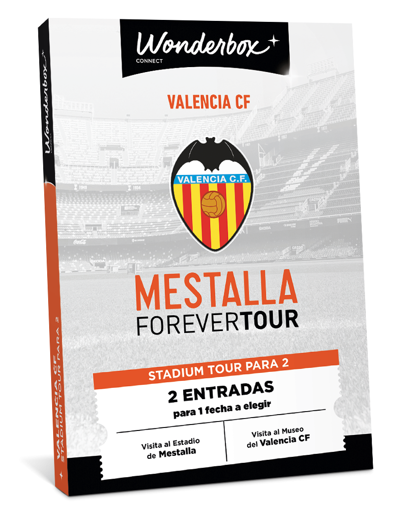 Cofre Regalo Valencia CF - Stadium Tour en Duo | Wonderbox Connect