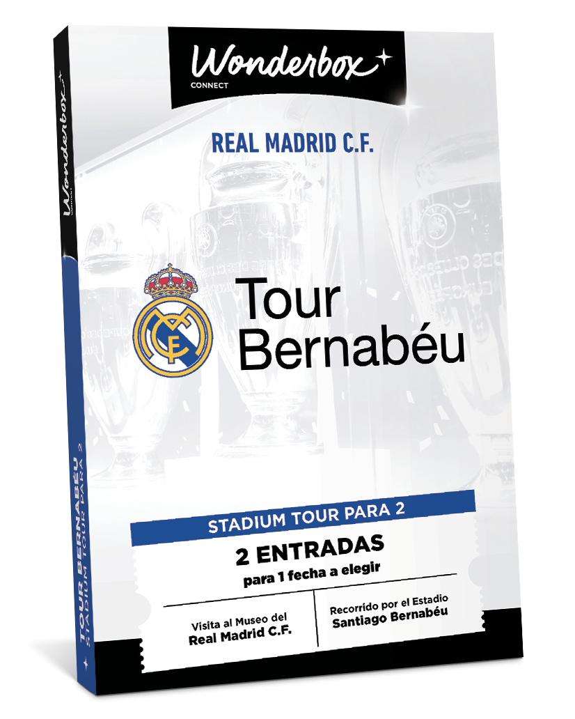 Cofre Regalo Real Madrid - Tour Bernabéu en Duo | Wonderbox Connect