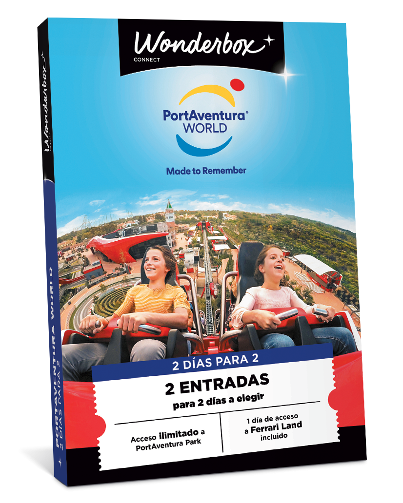 Cofre Regalo PortAventura - 2 Días en Duo | Wonderbox Connect