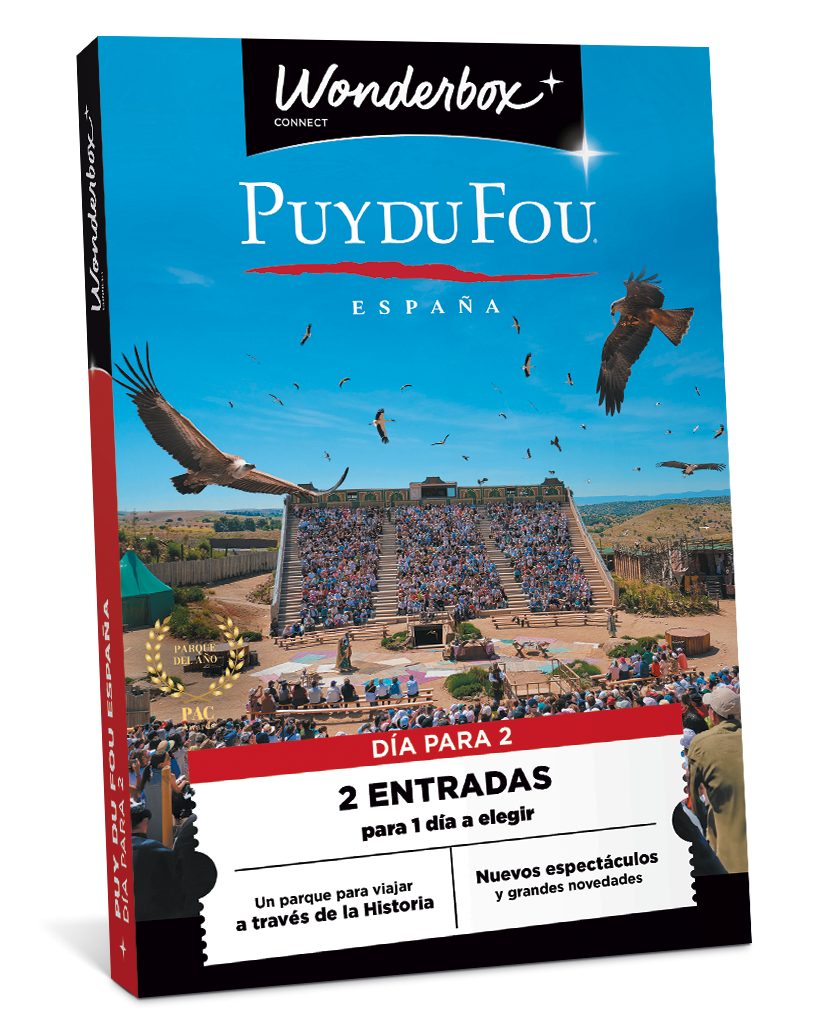 Cofre Regalo Puy du Fou España - 1 Día en Duo | Wonderbox Connect