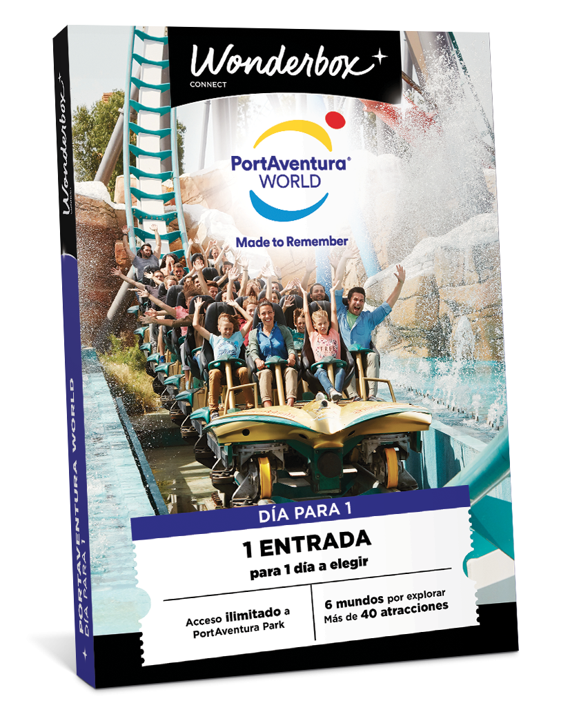 Cofre Regalo PortAventura - 1 Día para 1 Adulto | Wonderbox Connect