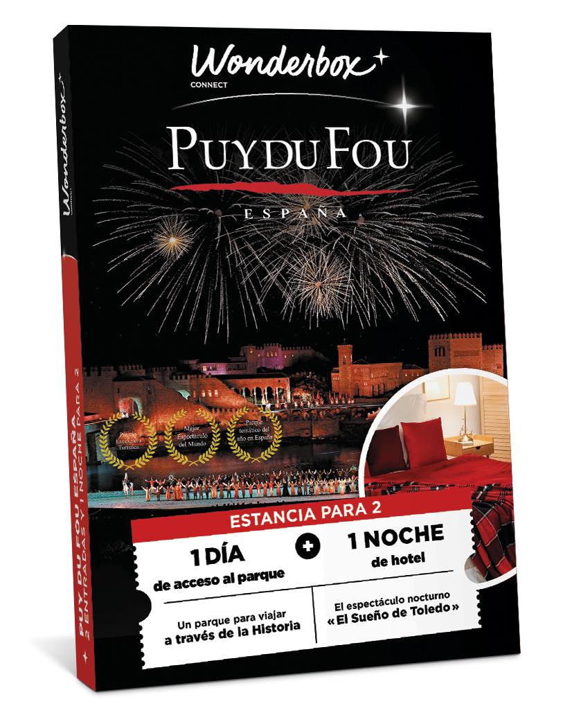 Cofre Regalo Puy du Fou España - Estancia en Duo | Wonderbox Connect