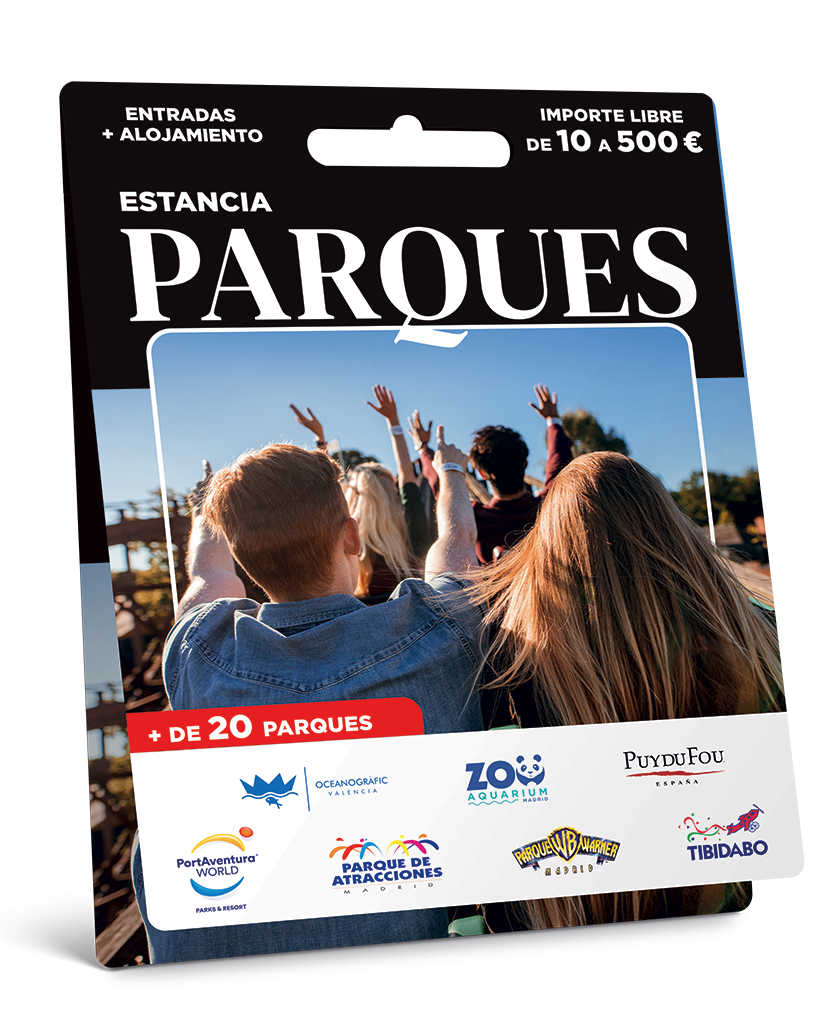 Tarjeta Regalo - Parques con Estancia | Wonderbox Connect