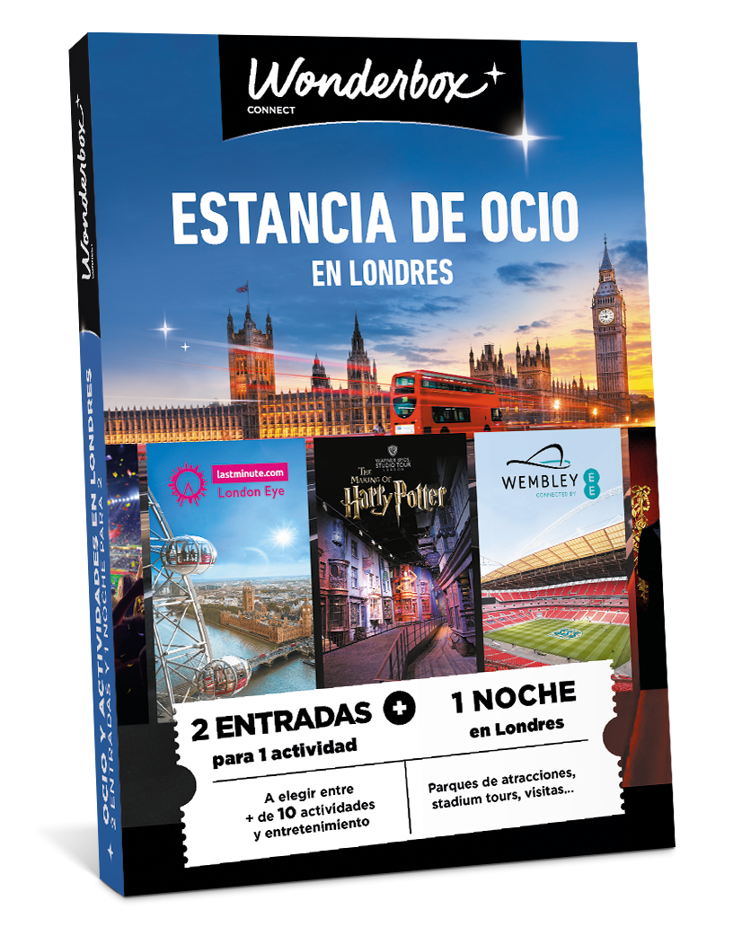 Cofre Regalo 100% Londres - Estancia y Actividad en Londres  | Wonderbox Connect