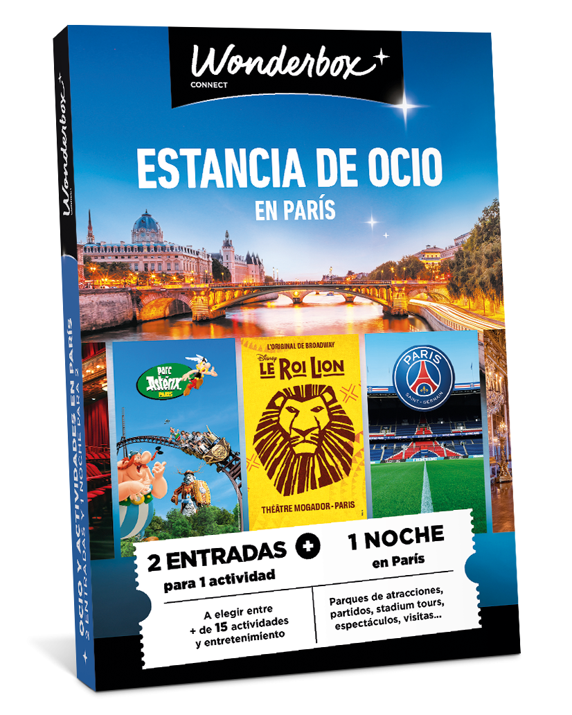 Cofre Regalo 100% París - Estancia y Actividad en París | Wonderbox Connect