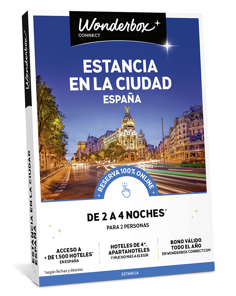 Cofre Regalo Estancia En La Ciudad - 2 o 4 Noches Para 2 | Wonderbox Connect