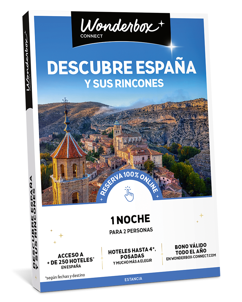 Cofre Regalo Descubre España Y Sus Rincones  - 1 Noche Para 2 | Wonderbox Connect