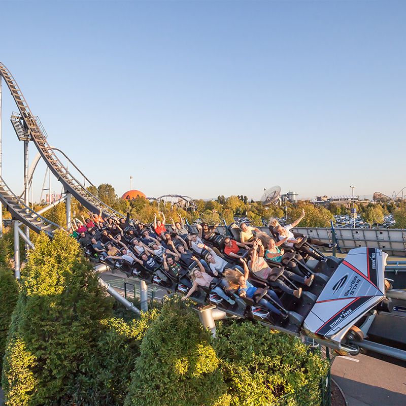 Attraction à l'Europa Park.