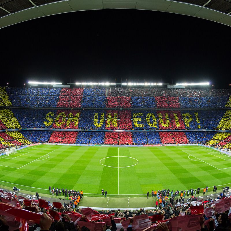 Supporteurs du FC Barcelone.
