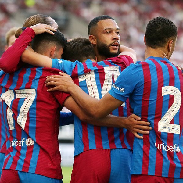 Joueurs du FC Barcelone.