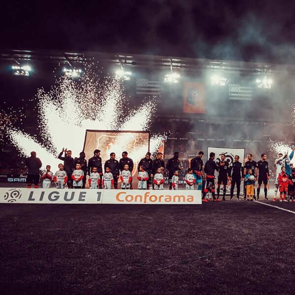 Joueurs du Stade Rennais FC.