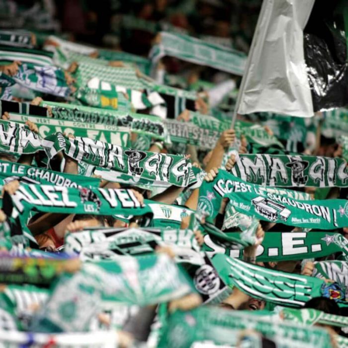 Supporters de l'AS Saint-Etienne.