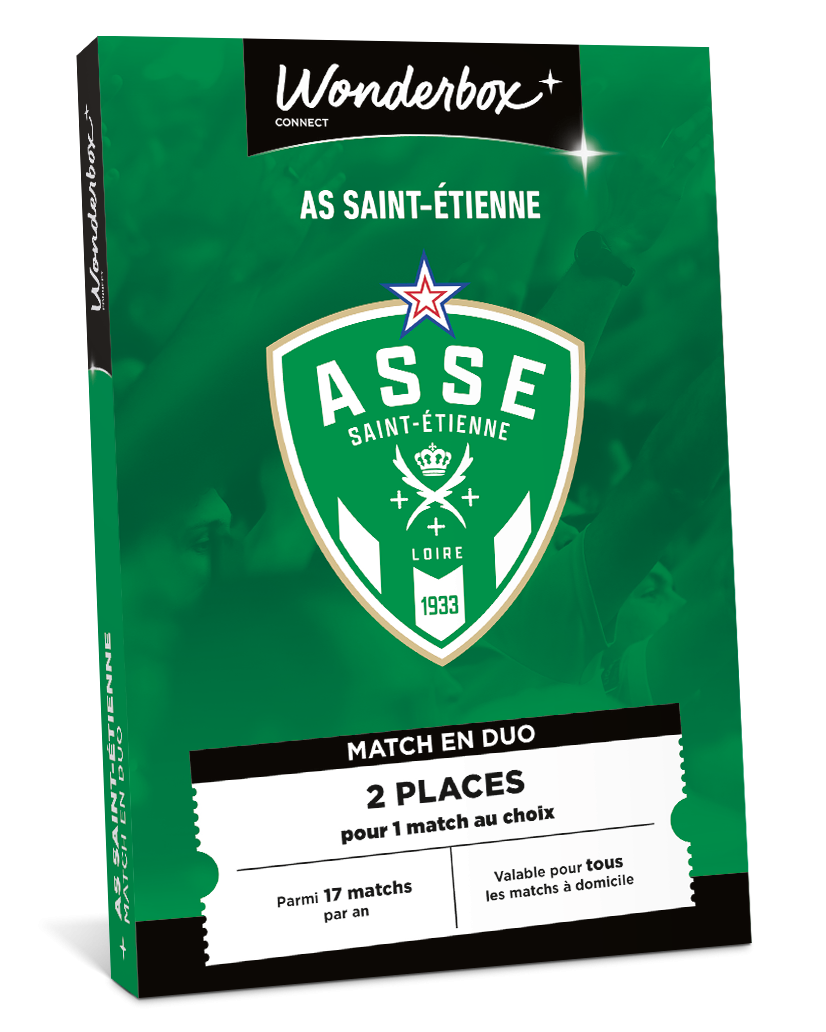 Coffret Cadeau AS Saint-Étienne - Match en Duo | Wonderbox Connect