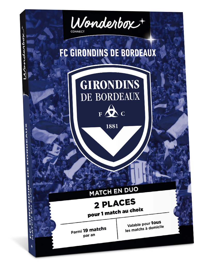 Coffret Cadeau FC Girondins de Bordeaux - Match en Duo | Wonderbox Connect