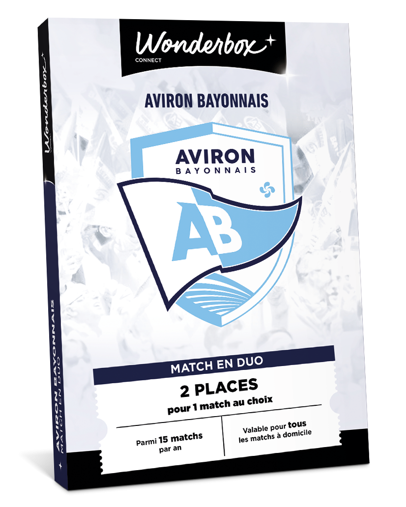 Coffret Cadeau Aviron Bayonnais - Match en Duo | Wonderbox Connect