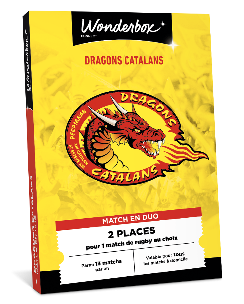 Coffret Cadeau Dragons Catalans - Match en Duo | Wonderbox Connect